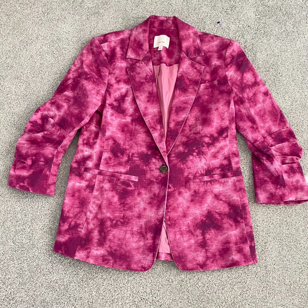 Cinc a Sept Tie Dye Blazer in Red Purple US2   - R232